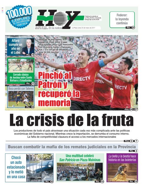 La crisis de la fruta