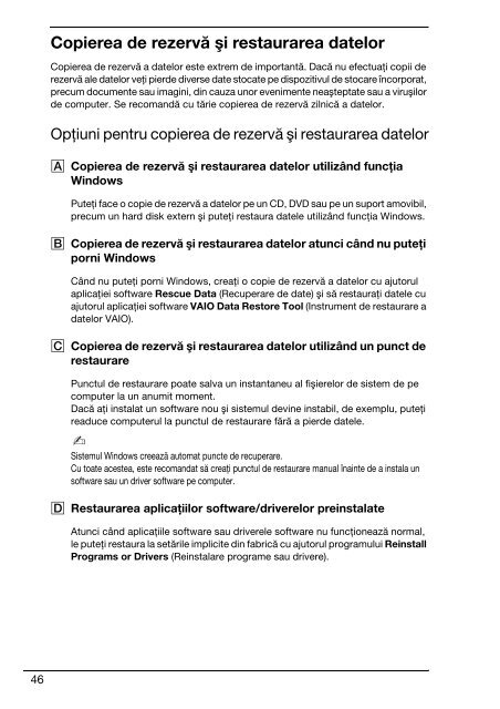 Sony VPCM11M1E - VPCM11M1E Guide de d&eacute;pannage Polonais