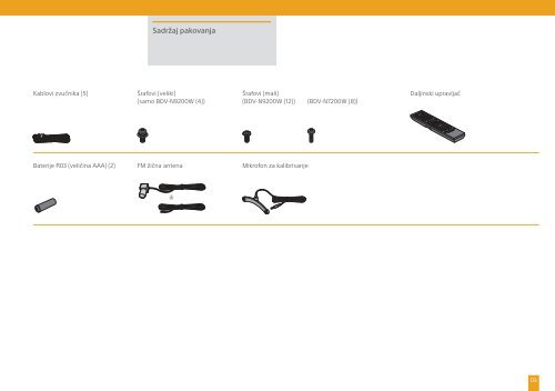 Sony BDV-N9200W - BDV-N9200W Guide de mise en route Serbe