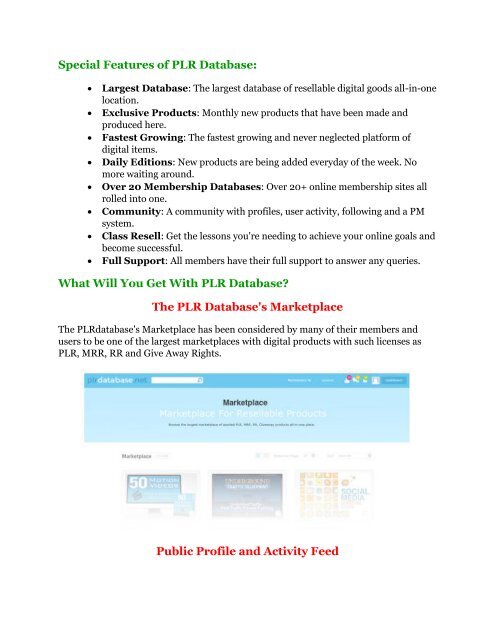 PLR Database review & PLR Database (Free) $26,700 bonuses