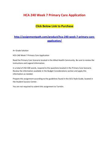 hca 240 week 2 sunday assignment Get access to hca 240 essays only from anti essays listed results 1 - 30 get studying today and get the grades you want only at antiessayscom. hca 240 week 2 sunday assignment Get access to hca 240 essays only from anti essays listed results 1 - 30 get studying today and get the grades you want only at antiessayscom.