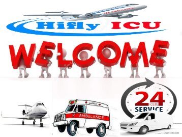 Hifly ICU Air Ambulance Services in Srinagar And Ambala