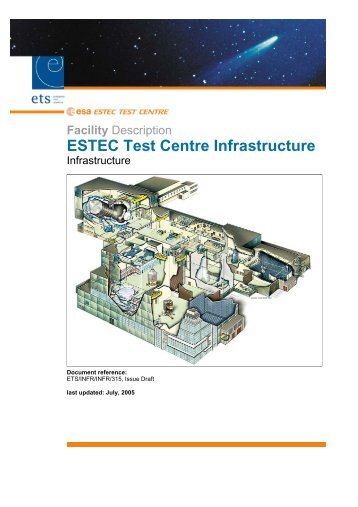 ESTEC Test Centre Infrastructure