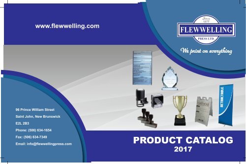 Flewwelling Catalogue 2017