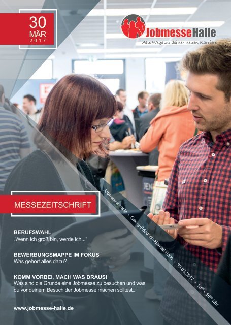 JOBMESSE ZEITSCHRIFT HALLE 2017