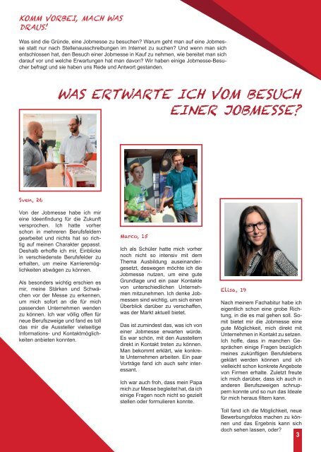 JOBMESSE ZEITSCHRIFT HALLE 2017