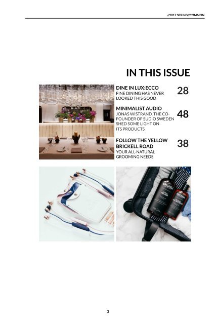 COMMON Magazine Europe - SPRING 2017