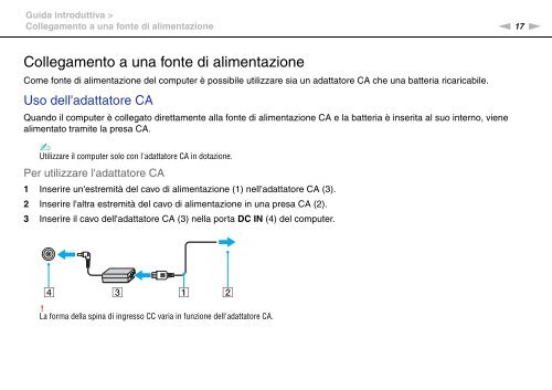 Sony VGN-NW26MRG - VGN-NW26MRG Mode d'emploi Italien