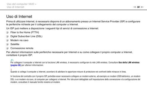 Sony VGN-NW26MRG - VGN-NW26MRG Mode d'emploi Italien