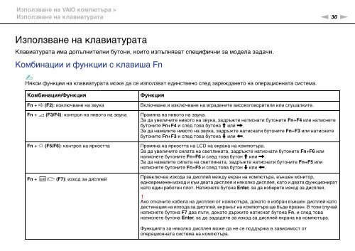 Sony VGN-NW26MRG - VGN-NW26MRG Mode d'emploi Bulgare