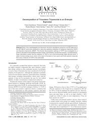 Decomposition of Triacetone Triperoxide Is an Entropic Explosion