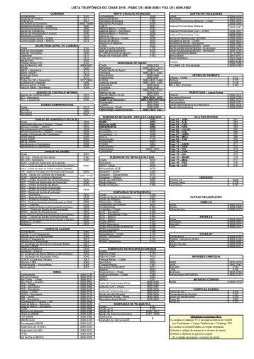 1 - Lista Telefônica 2016