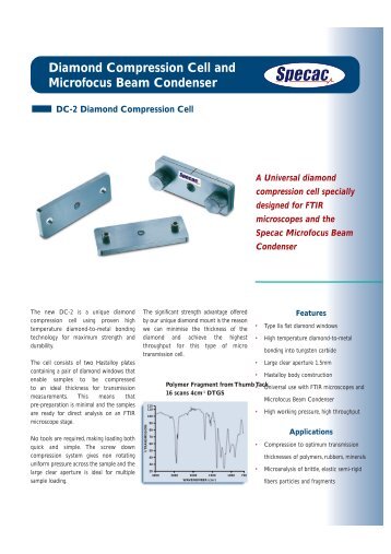 Diamond Compression Cell and Microfocus Beam Condenser