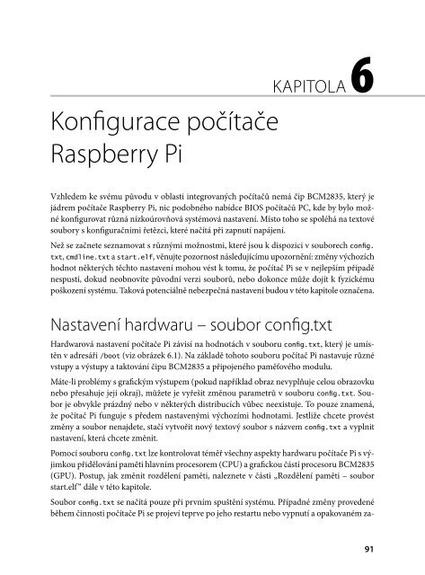 Raspberry Pi - Uživatelská příručka