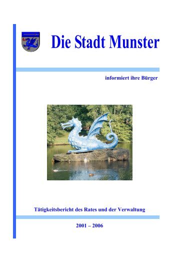 Tätigkeitsbericht 2001 - 2006 - Stadt Munster