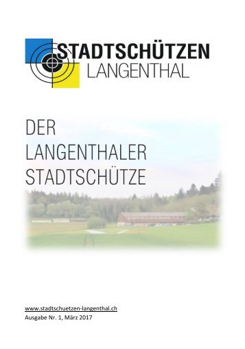 Der Stadtschütze Nr. 1 März 2017