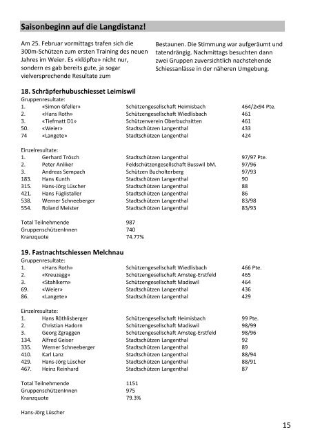 Der Stadtschütze Nr. 1 März 2017