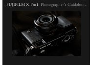 FUJIFILM X-Pro1 Photographes's Guidebook