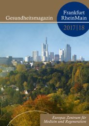 Gesundheitsmagazin Frankfurt RheinMain