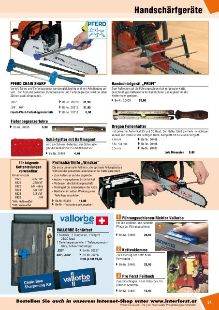 Standorte mit Servicewerkstätte - Interforst