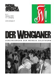 Der Wengianer Nr.2 - Oktober 2006 - Wengia Solodorensis