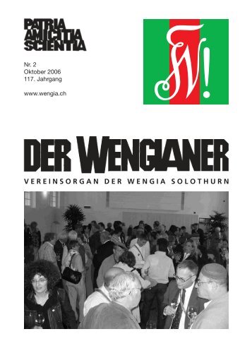 Der Wengianer Nr.2 - Oktober 2006 - Wengia Solodorensis