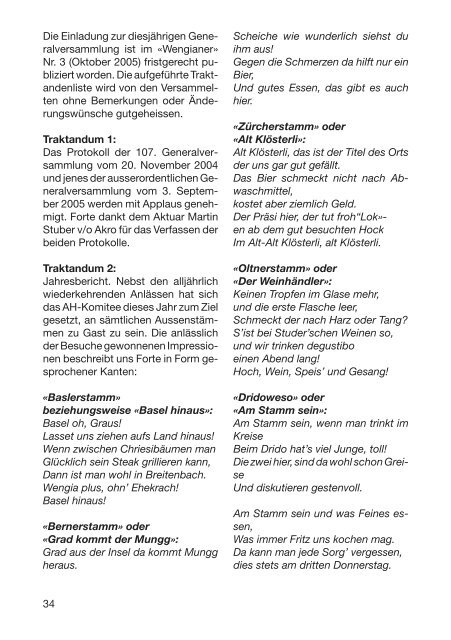 Der Wengianer Nr.2 - Oktober 2006 - Wengia Solodorensis