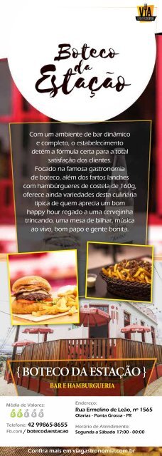 Via Gastronomia - Ponta Grossa (PR) - Edição 01