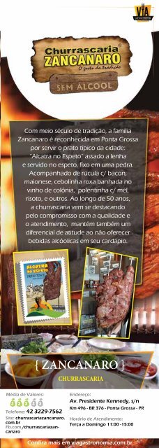 Via Gastronomia - Ponta Grossa (PR) - Edição 01