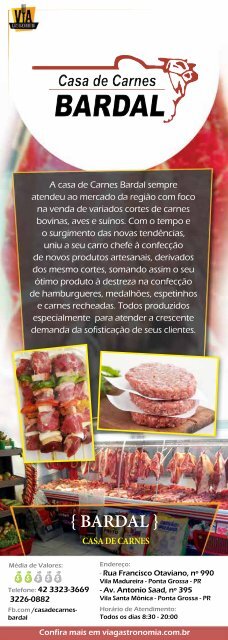 Via Gastronomia - Ponta Grossa (PR) - Edição 01