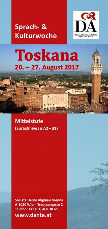 Sprach- und Kulturreise Montecatini 2017