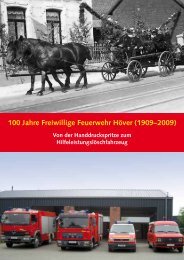 100 Jahre Freiwillige Feuerwehr Höver (1909–2009) - Holcim