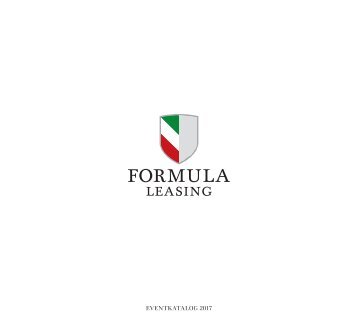 FormulaLeasing Event katalog 2017