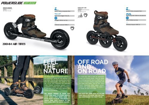 Powerslide Off-Road Inline Skates Collection 2017