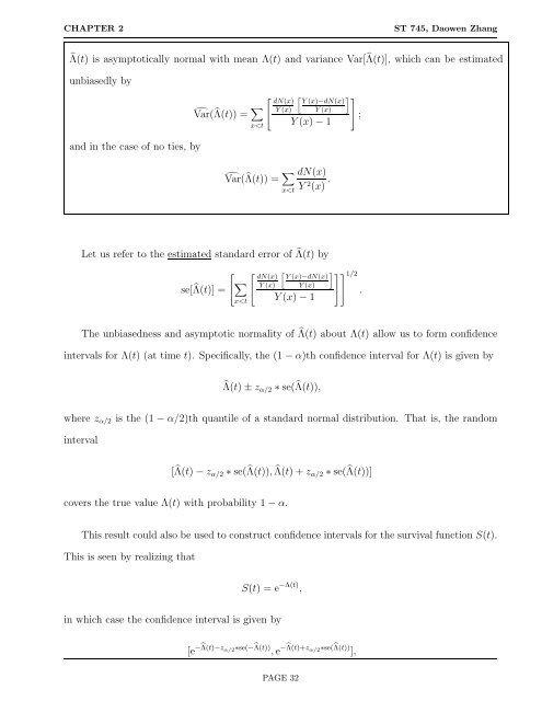 2 Right Censoring and Kaplan-Meier Estimator - NCSU Statistics