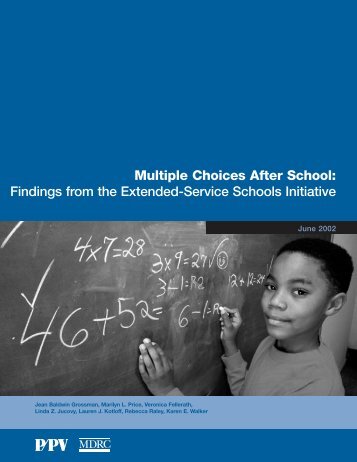 Multiple Choices After School - National Service Resource Center