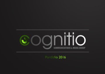 Cognitio Media Group -Porfolio 2016-17