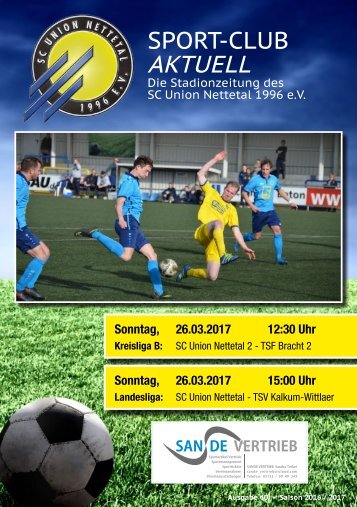 Sport Club Aktuell - Ausgabe 40 - 26.03.2017