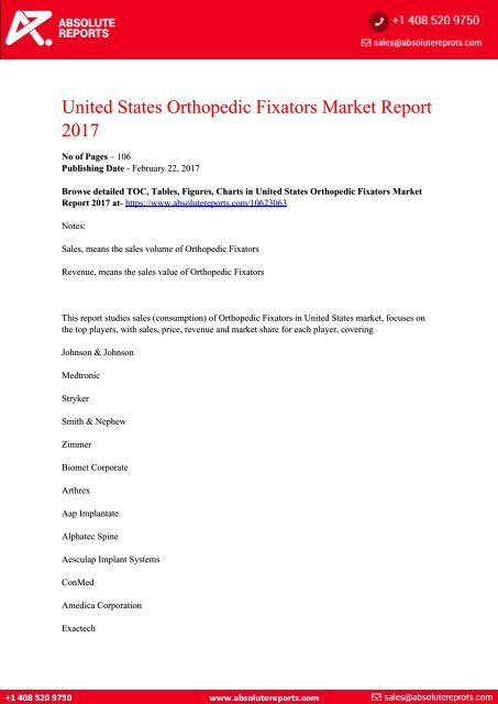 United-States-Orthopedic-Fixators-Market-Report-2017