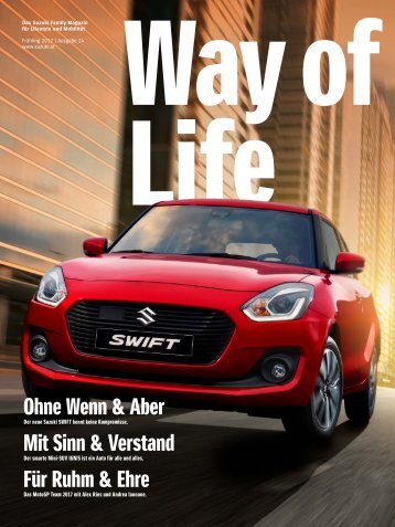 Suzuki Way of Life Magazin Frühling 2017