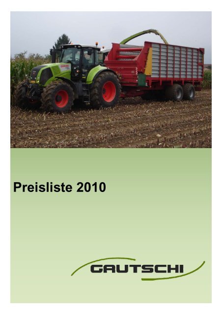 Preisliste 2010