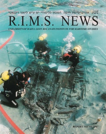 RIMS 33 color.indd - The Leon Recanati Institute for Maritime Studies