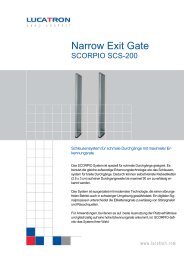 Narrow Exit Gate - bei IQ Technologies