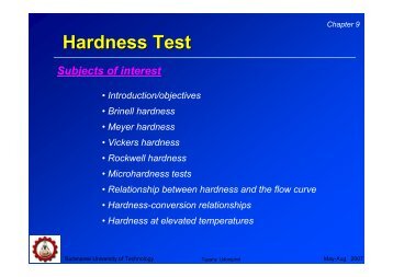 Hardness Test