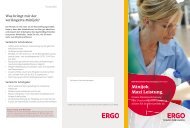 ERGO Versicherung Flyer Mini-Job