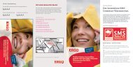 ERGO Versicherung Flyer Unwetter-Warnservice