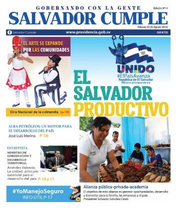 Periódico Salvador Cumple Nº14 20 de AGOSTO 2016