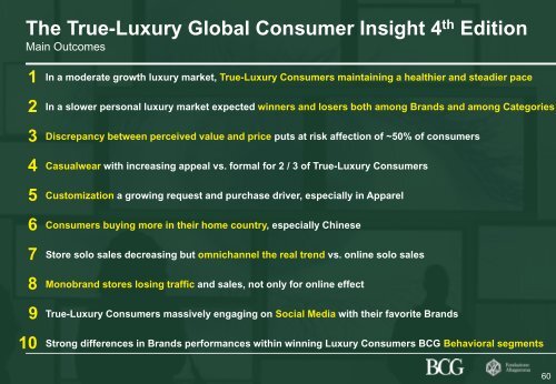 The True-Luxury Global Consumer Insight