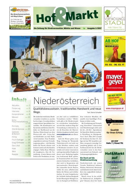 Hof & Markt | Fleisch & Markt 01/2017