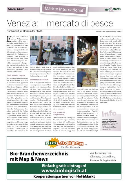 Hof & Markt | Fleisch & Markt 01/2017